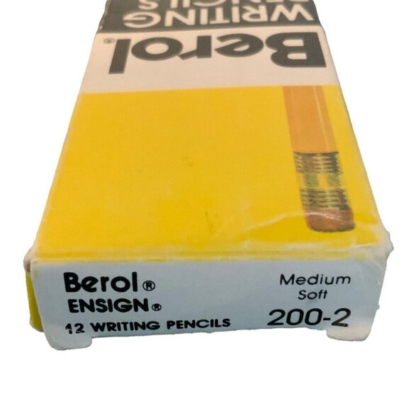 Berol Ensign No 2 Medium Soft Writing Pencils Box Of 11 Strong Smooth Durable - Picture 4 of 5